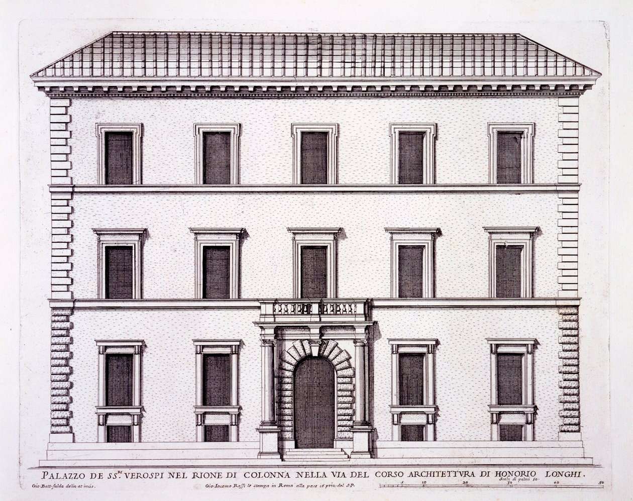 Palazzo Verospi, Rome, from 