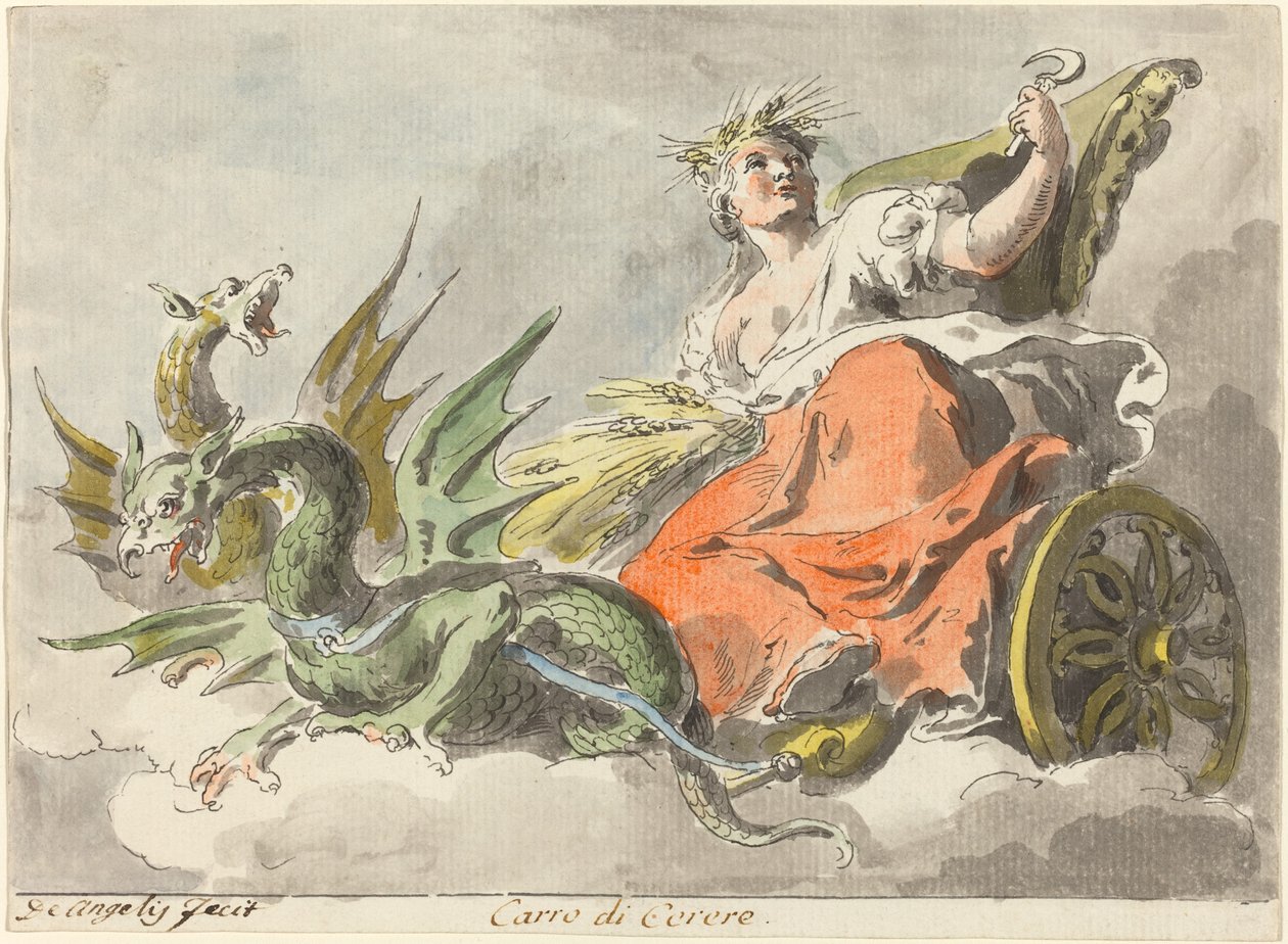 Chariot of Ceres (Carro di Cerere) by Pietro de Angelis