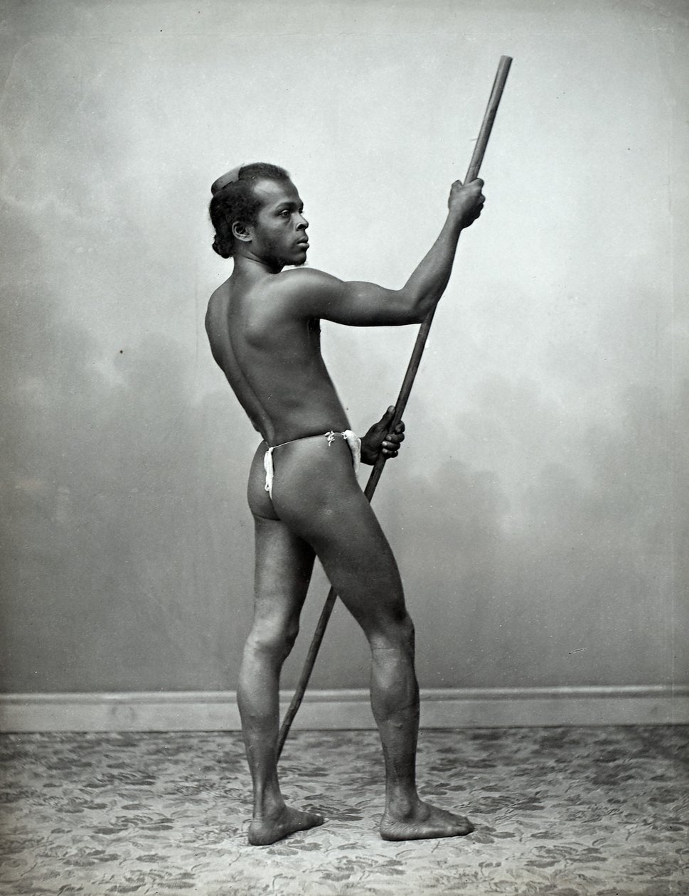 Man, Sri Lanka by Plate and Co.