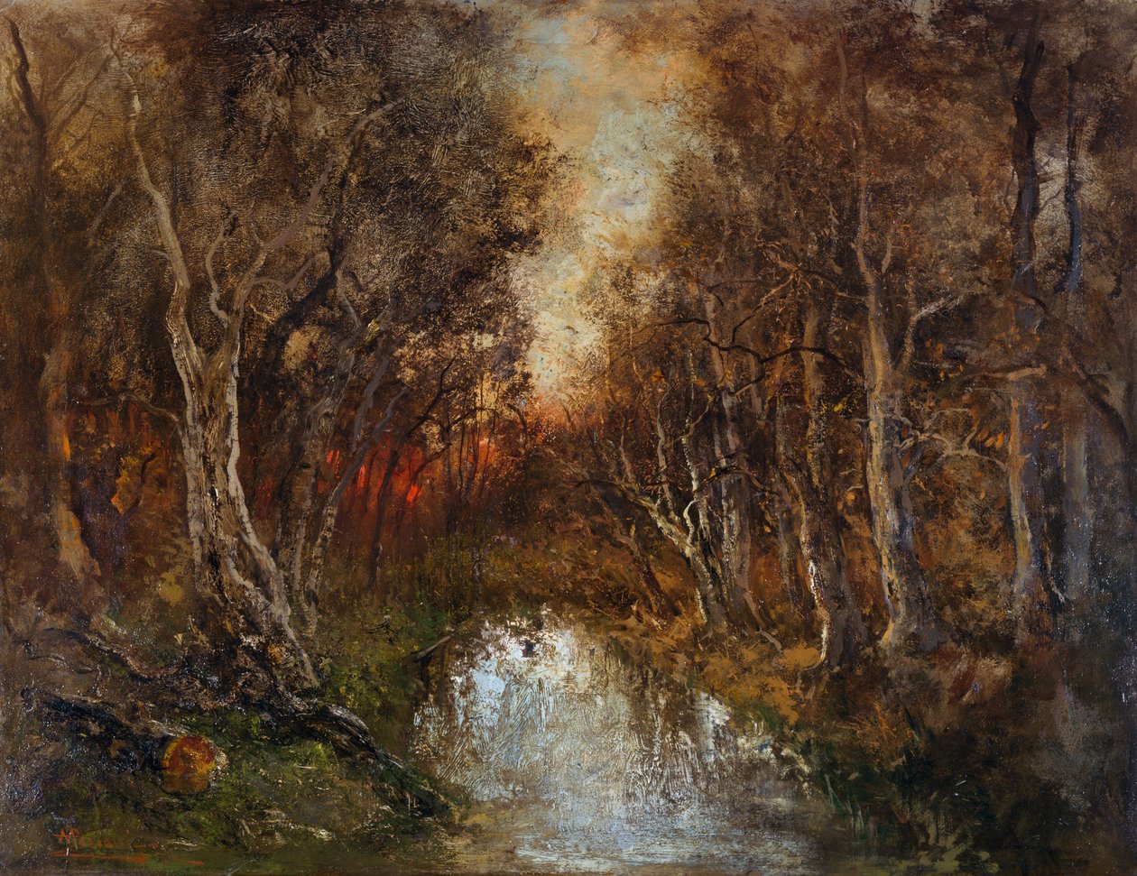 Sunset by Pompeo Mariani