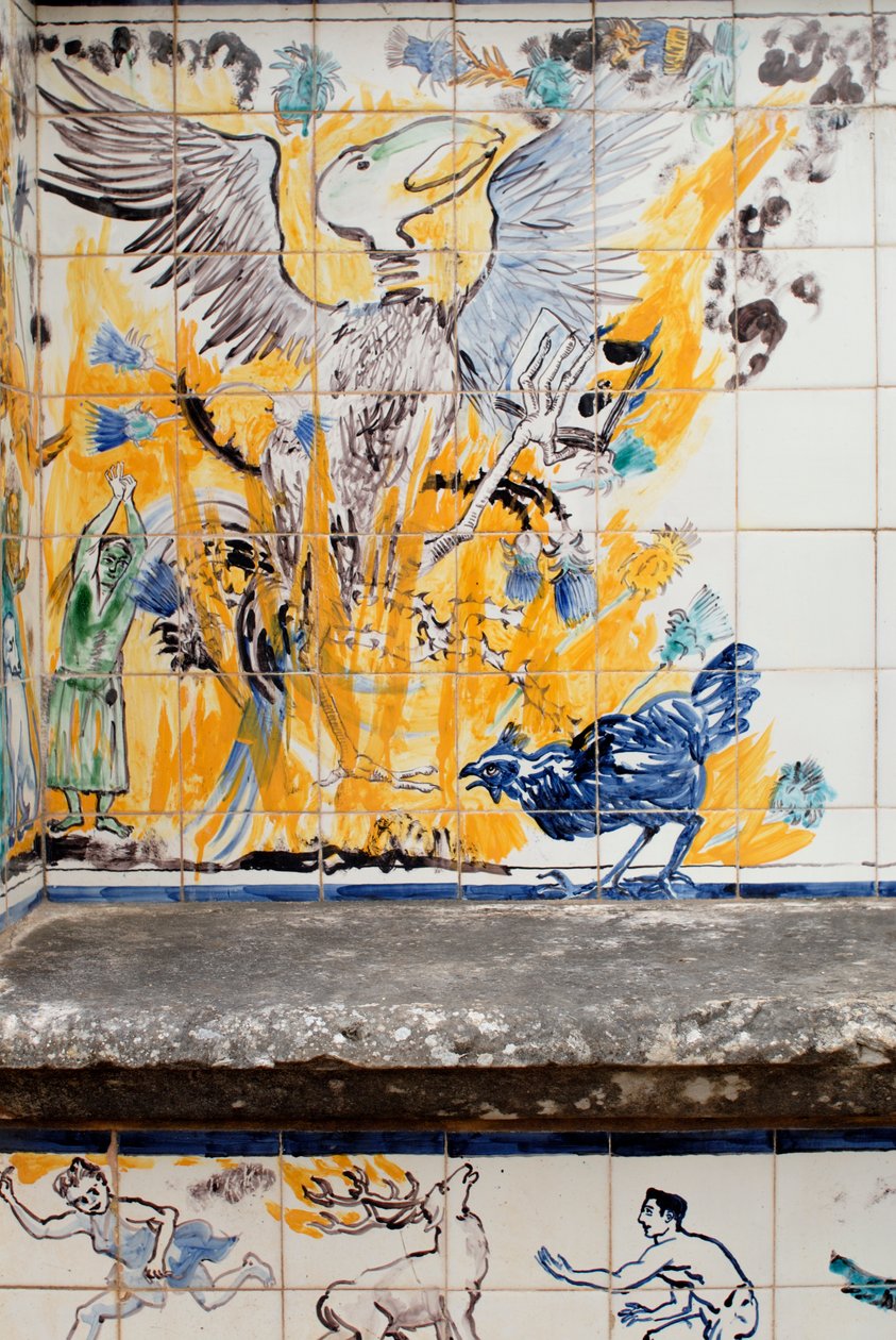 Tiled Bench by Portuguese School