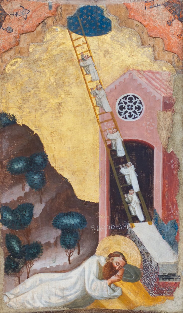 Vision of St Romuald by Pseudo Jacopino di Francesco