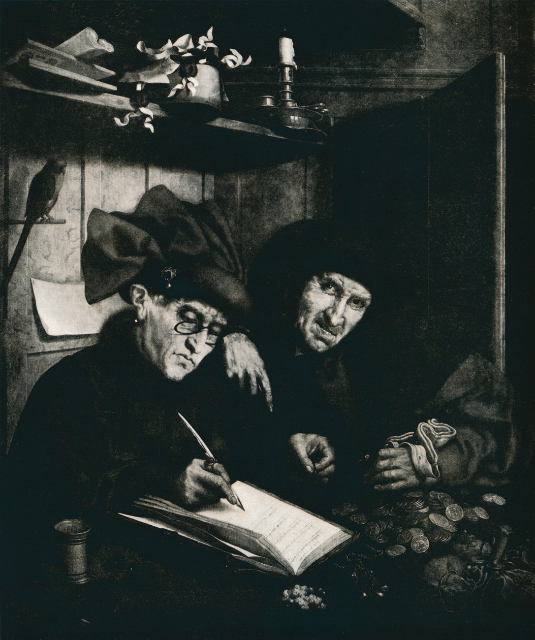 The Moneylenders by Quentin Metsys I