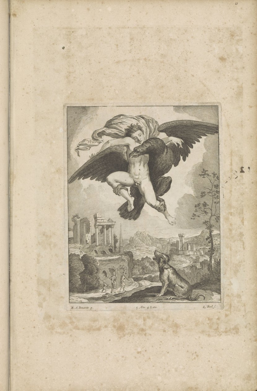 Rape of Ganymede by Quirin Boel