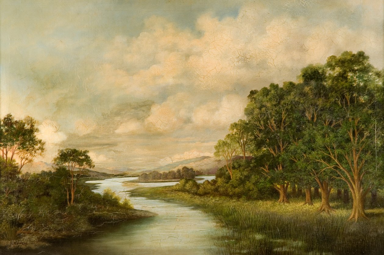 View of North Tyne River by R. Rowell