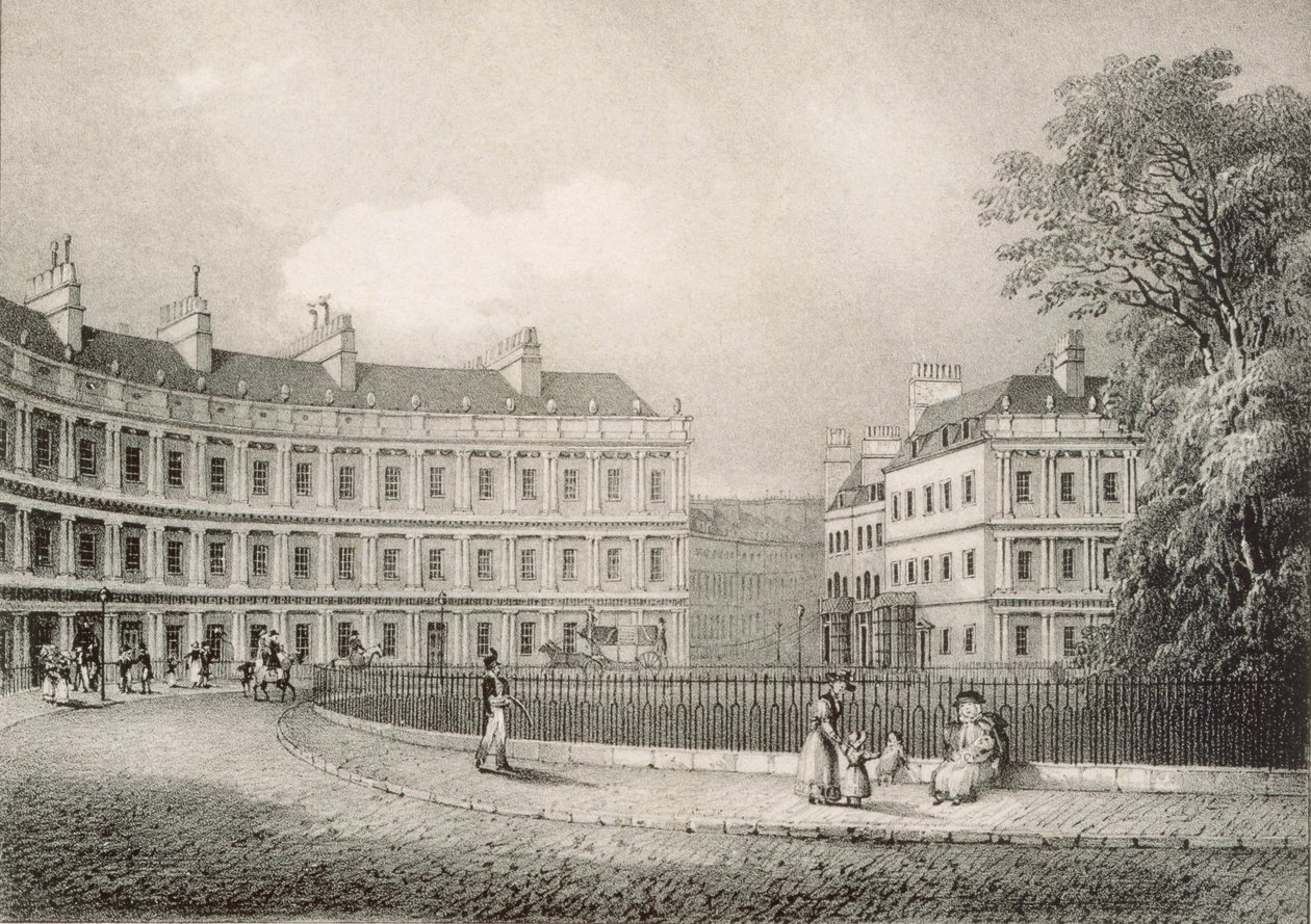 The Circus, Bath by R. Woodroffe
