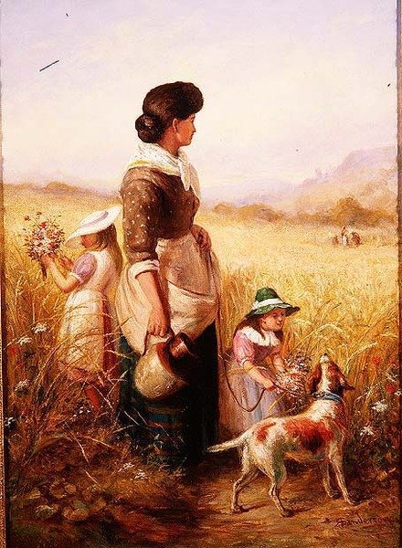 Playing in the Fields by R. Saunderson Cathering