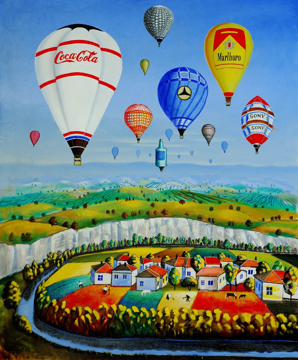 Balloons, 2004 by Radi Nedelchev