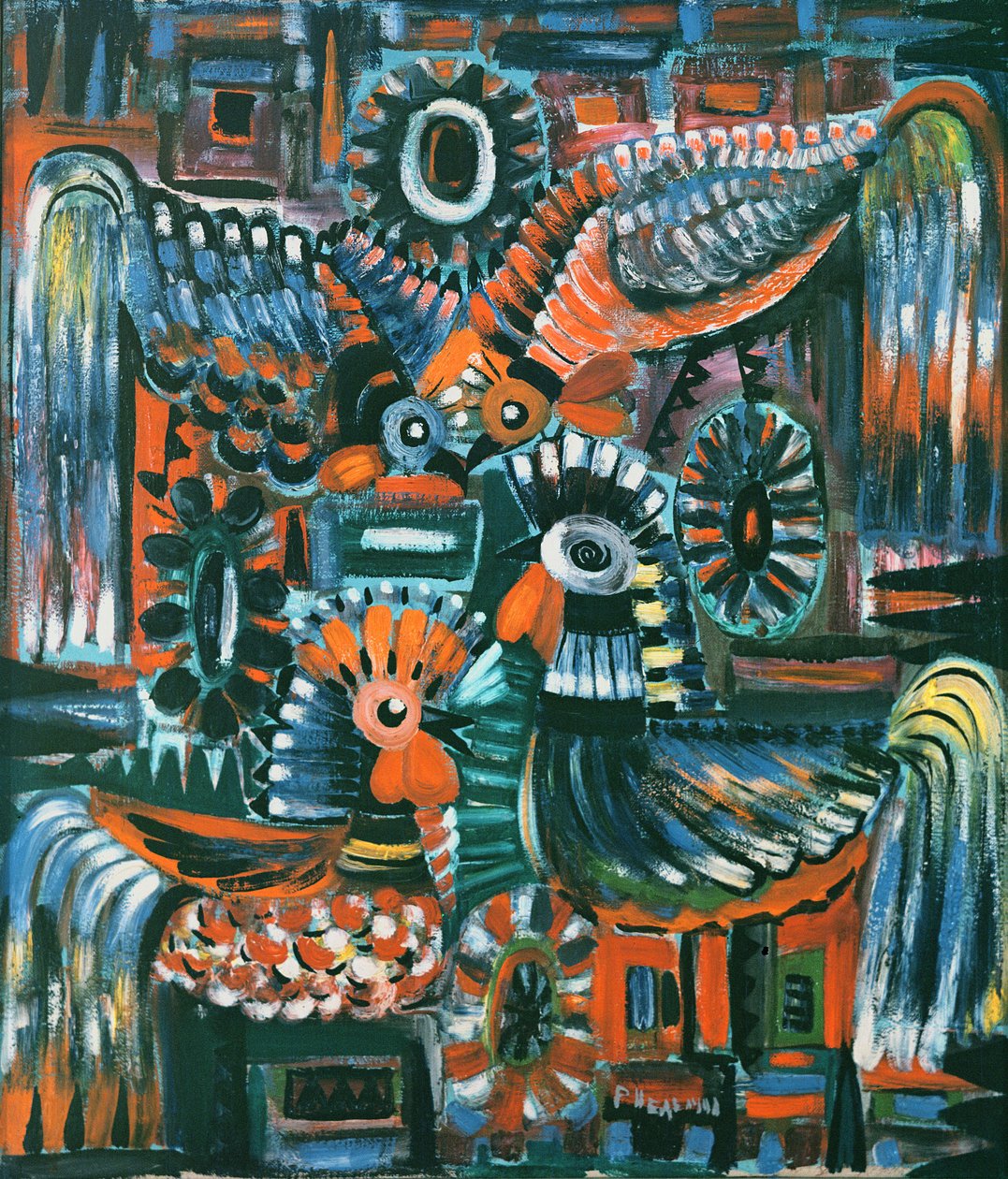 Roosters by Radi Nedelchev