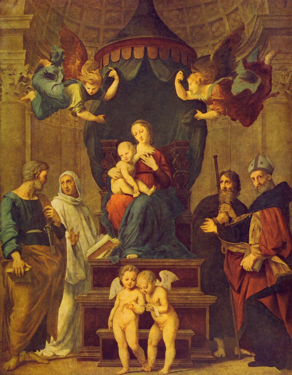 Madonna under the Canopy by Raffaello Sanzio Raphael