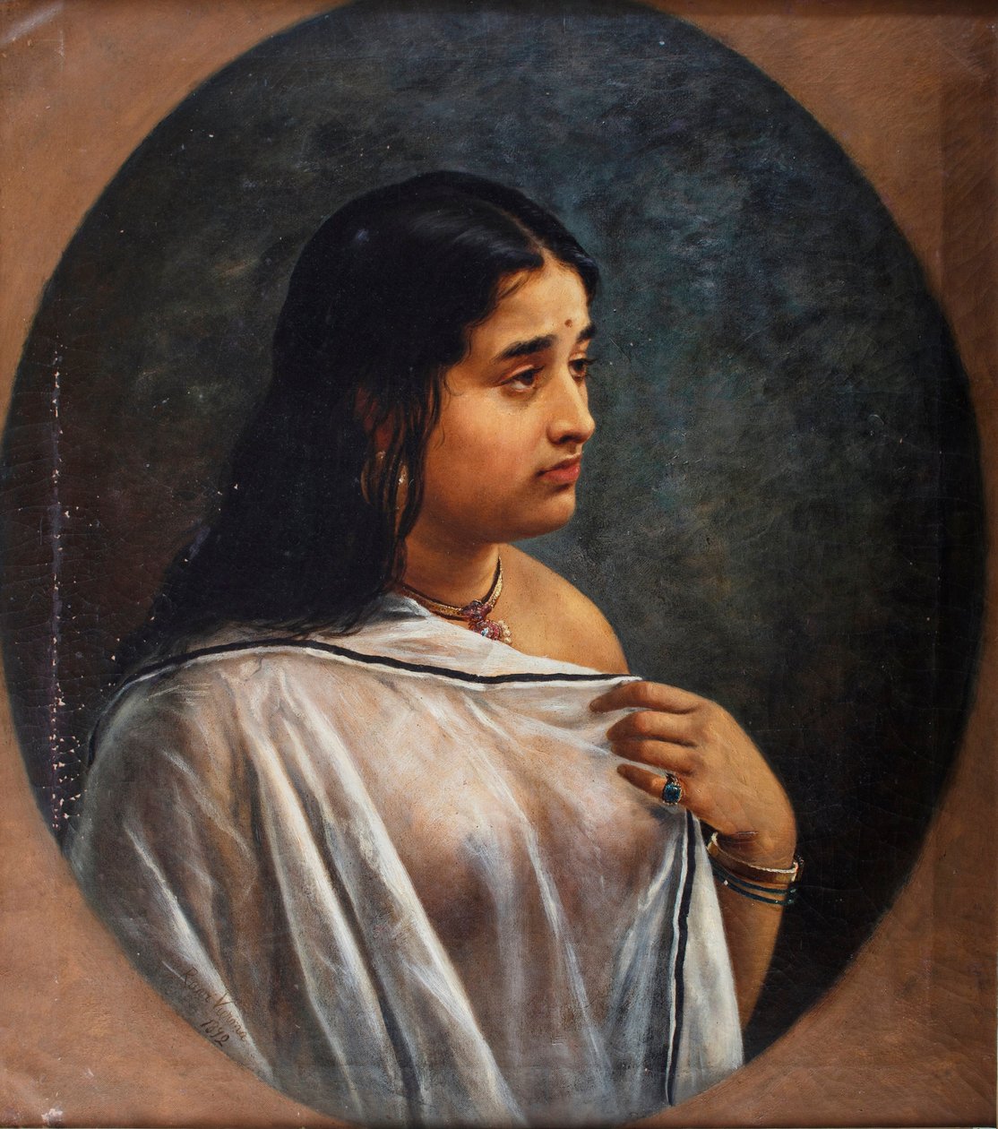 Malayali Lady by Raja Ravi Varma