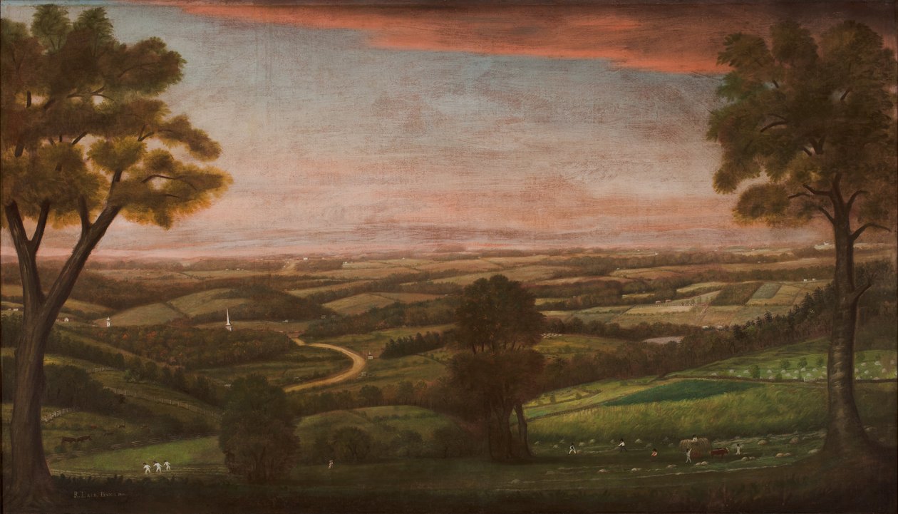 Looking East from Denny Hill, 1800 by Ralph Earl or Earle