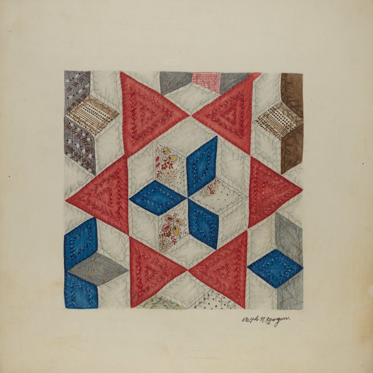 Patchwork Quilt by Ralph N. Morgan