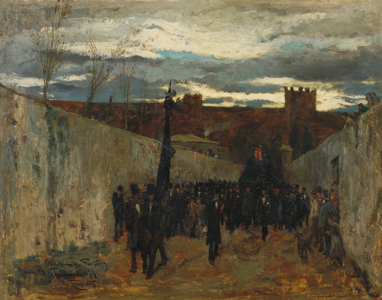 Burial of Fortuny by Ramon Tusquets
