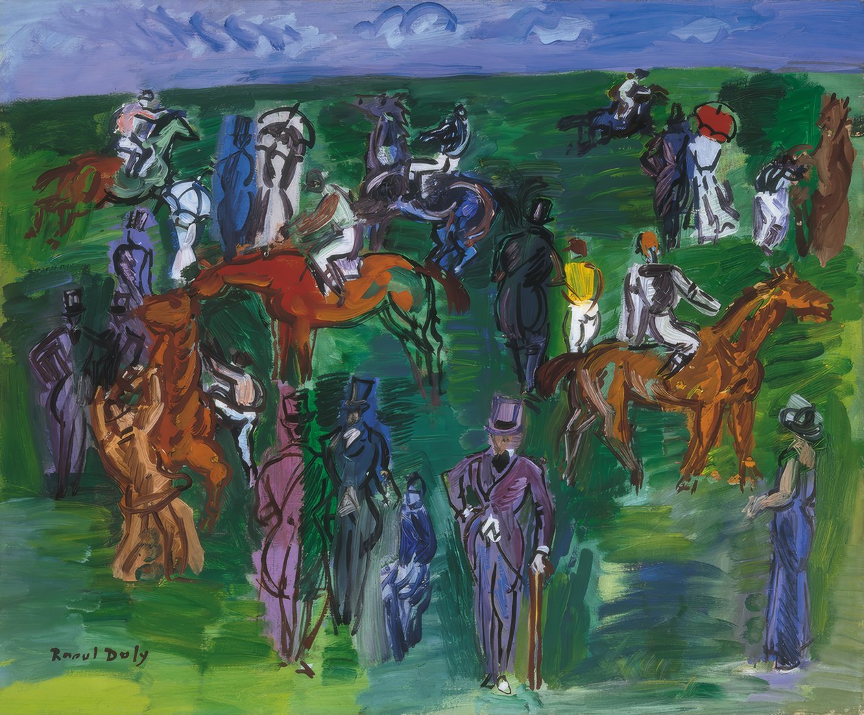 At the Races by Raoul Dufy