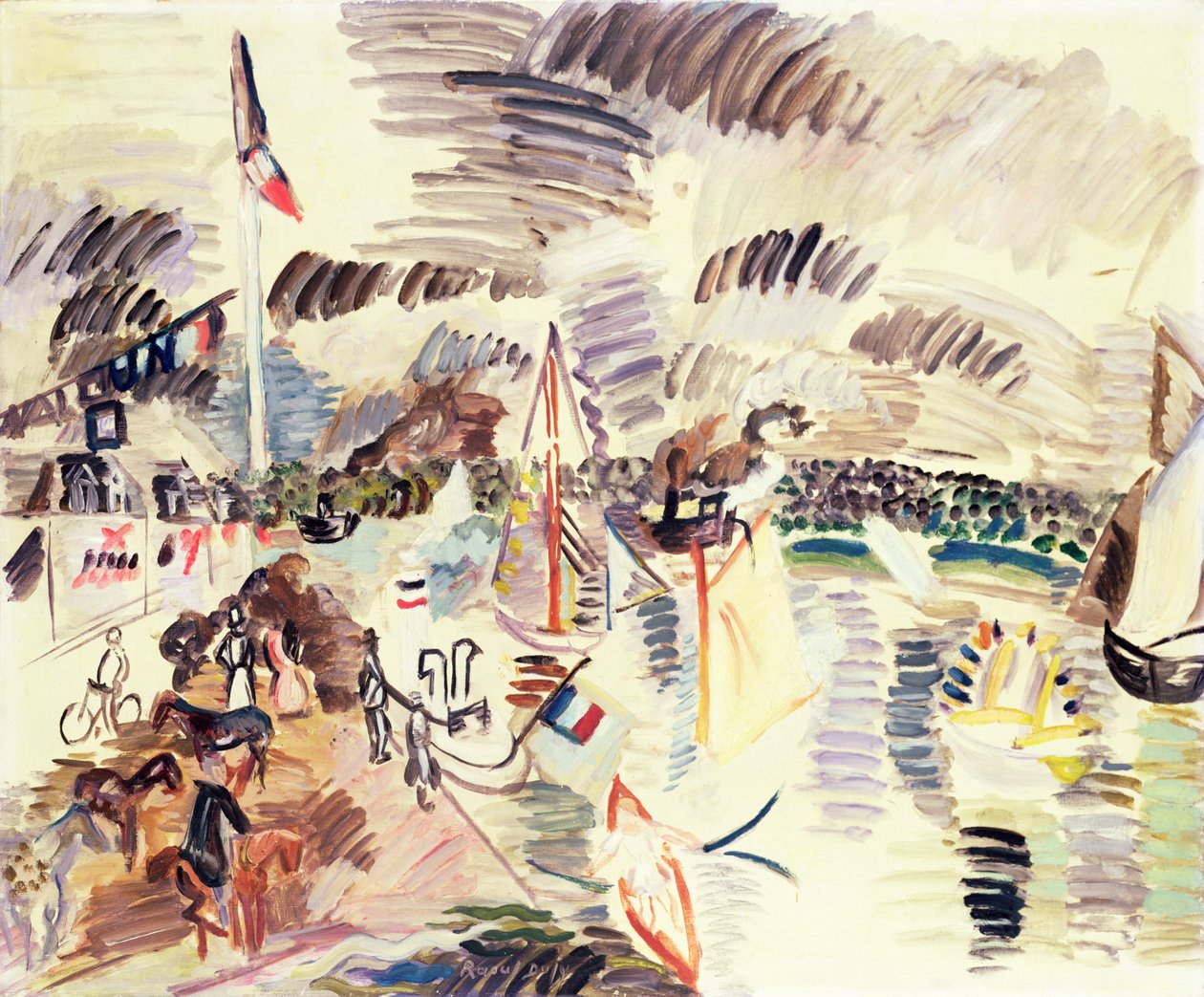 Caudebec, c.1913 by Raoul Dufy