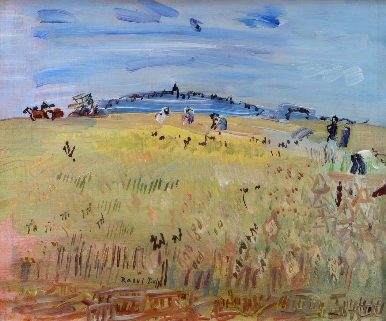 Harvest in Langres by Raoul Dufy
