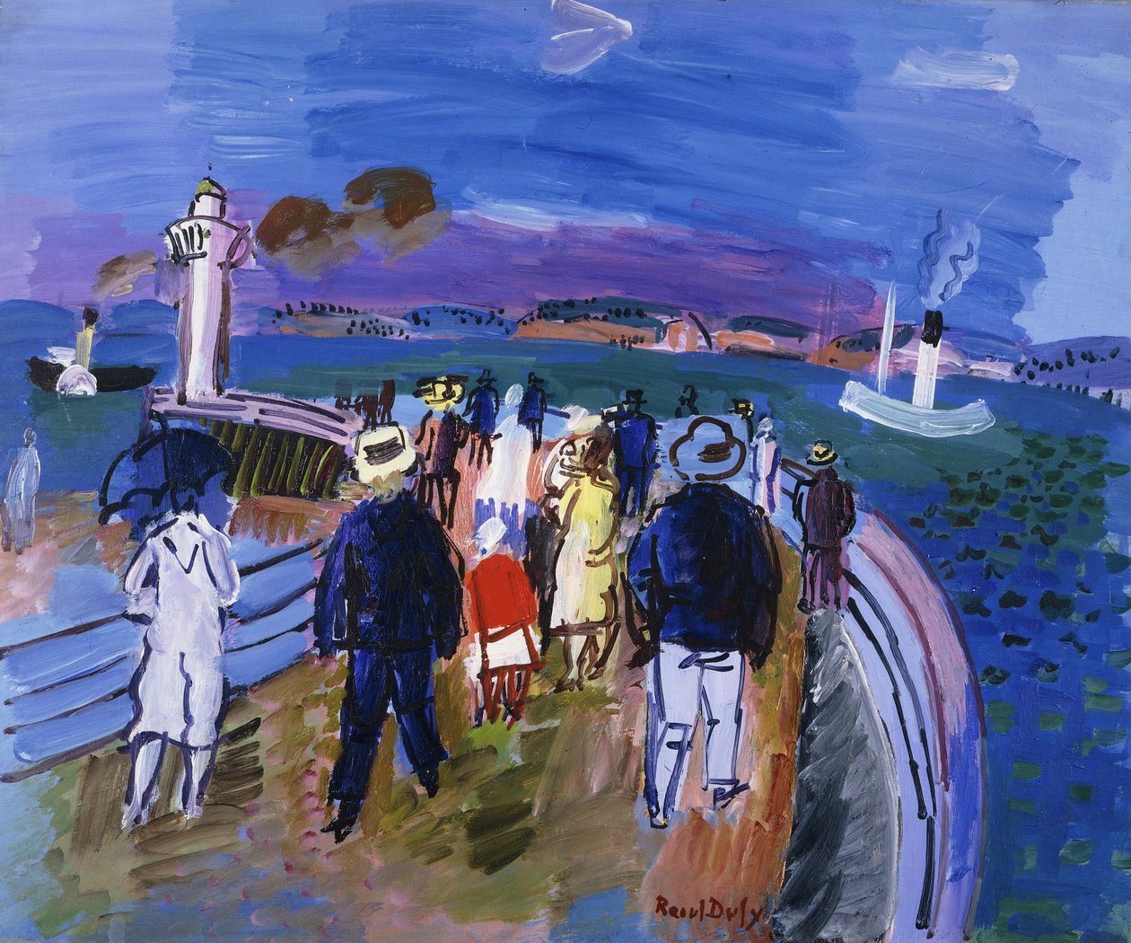 Honfleur Docks by Raoul Dufy