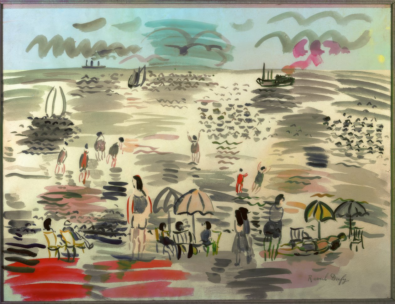 The Beach by Raoul Dufy