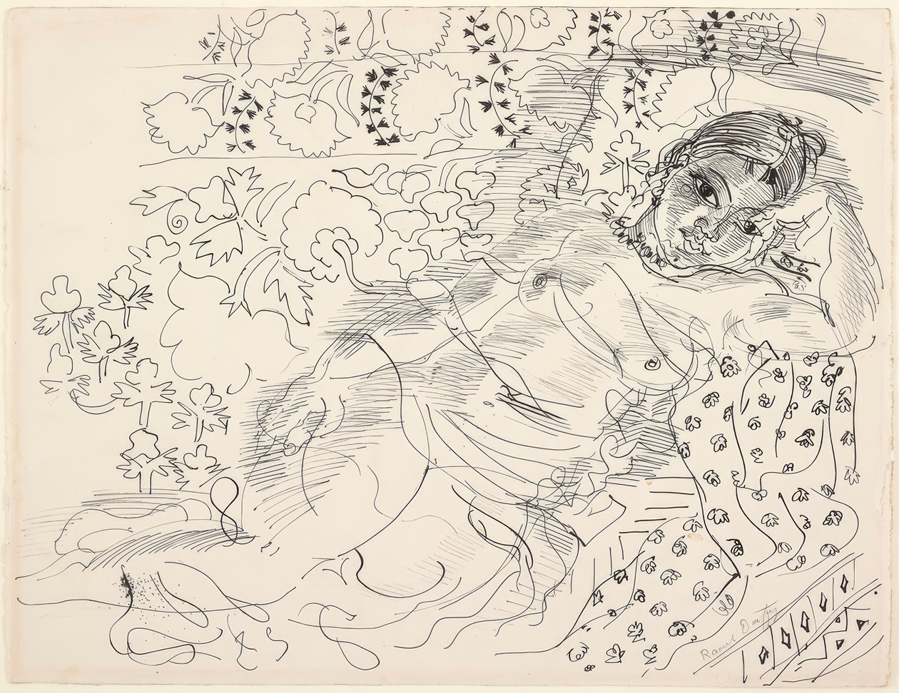 Persian Model by Raoul Dufy