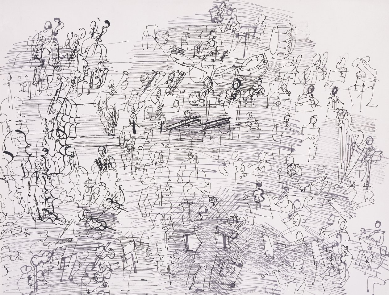 Orchestra by Raoul Dufy
