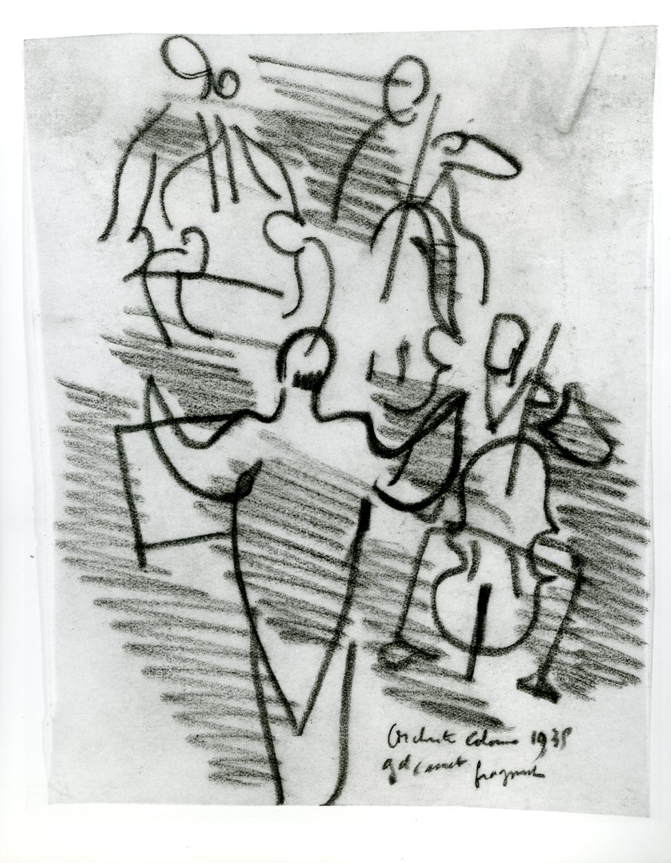 Colonne Orchestra by Raoul Dufy