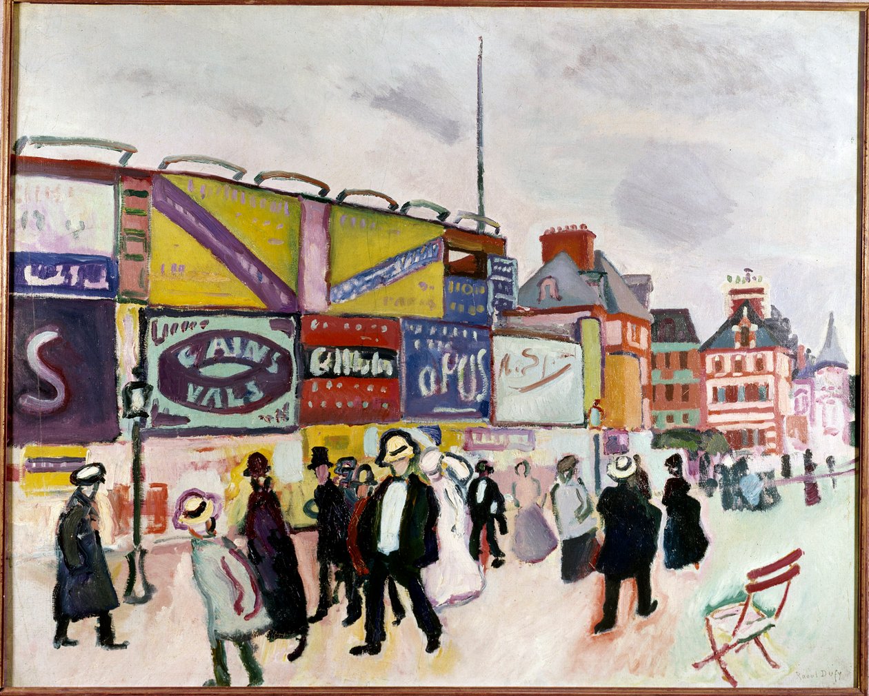Posters in Trouville by Raoul Dufy