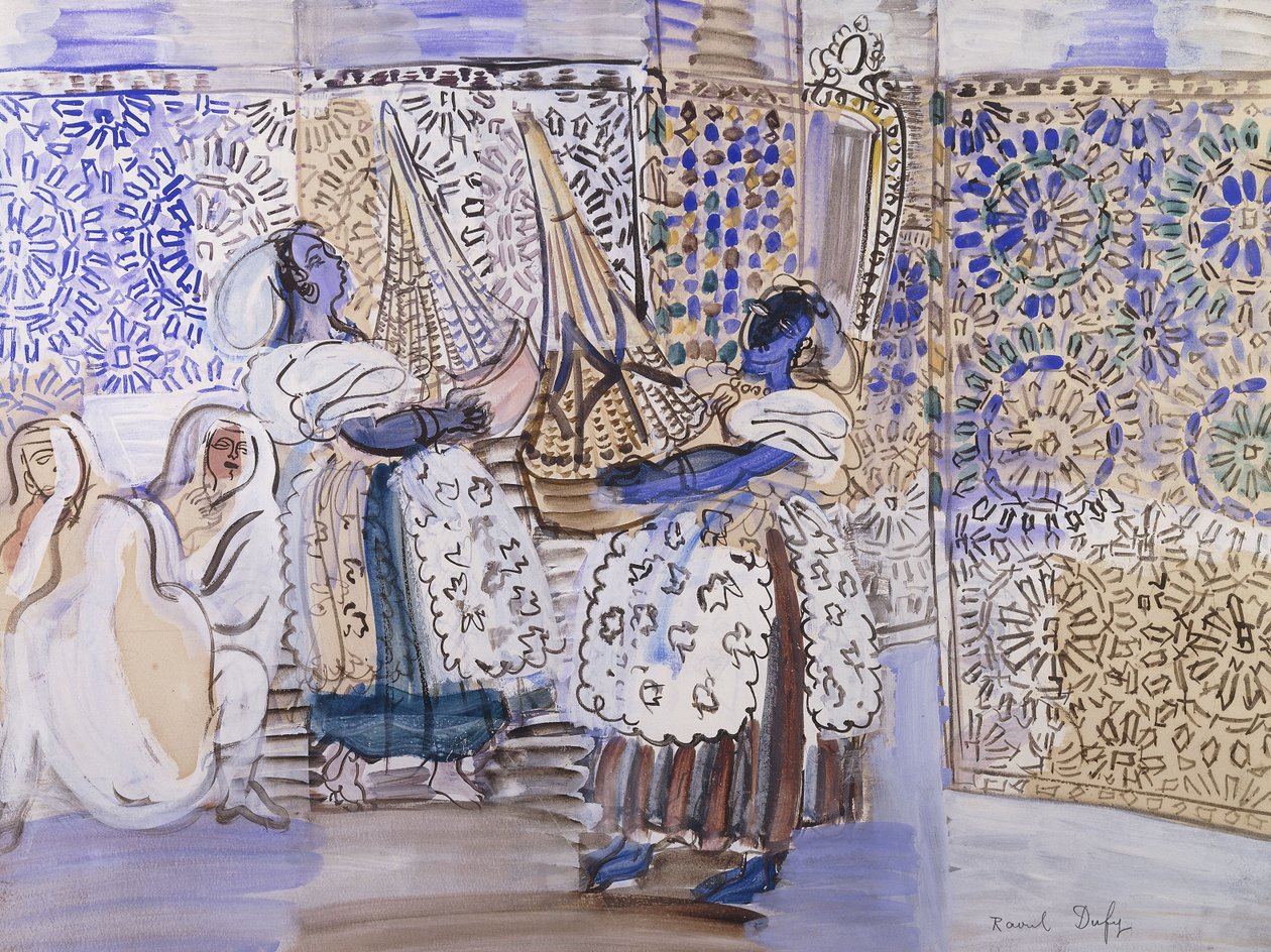 Reception at Marrakesh by Raoul Dufy