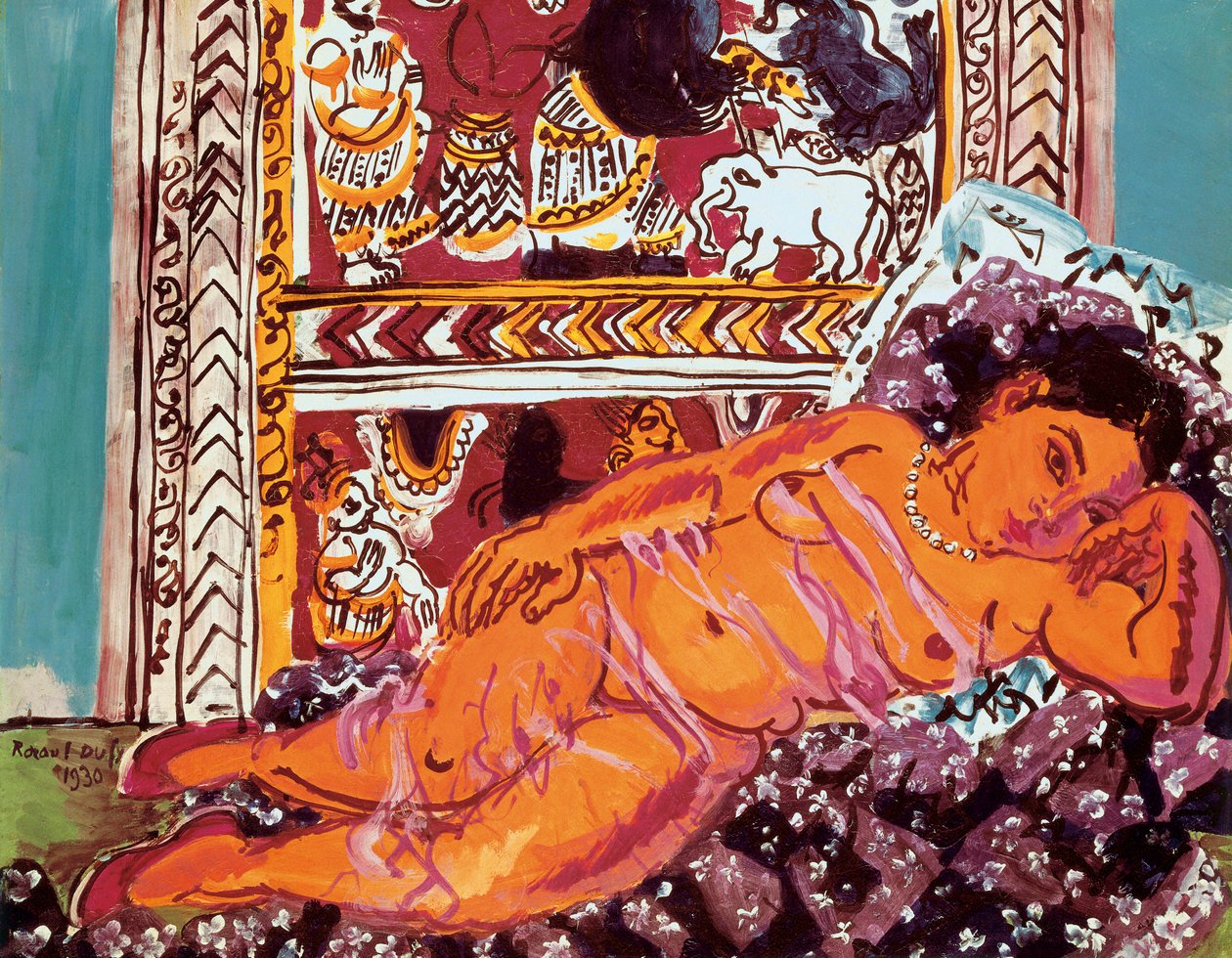 Reclining Nude by Raoul Dufy