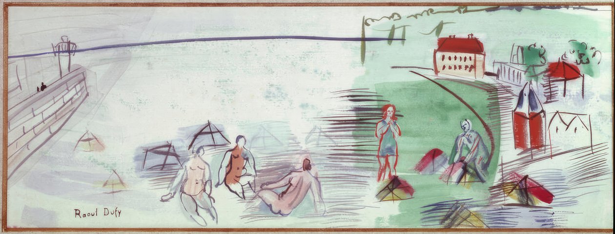 The Beach by Raoul Dufy