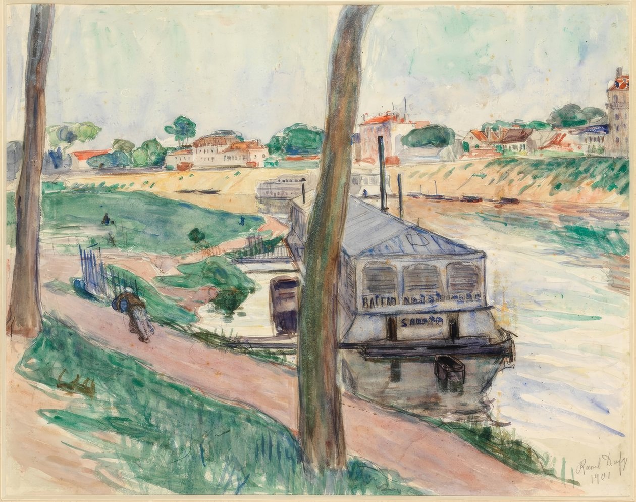 The Houseboat by Raoul Dufy