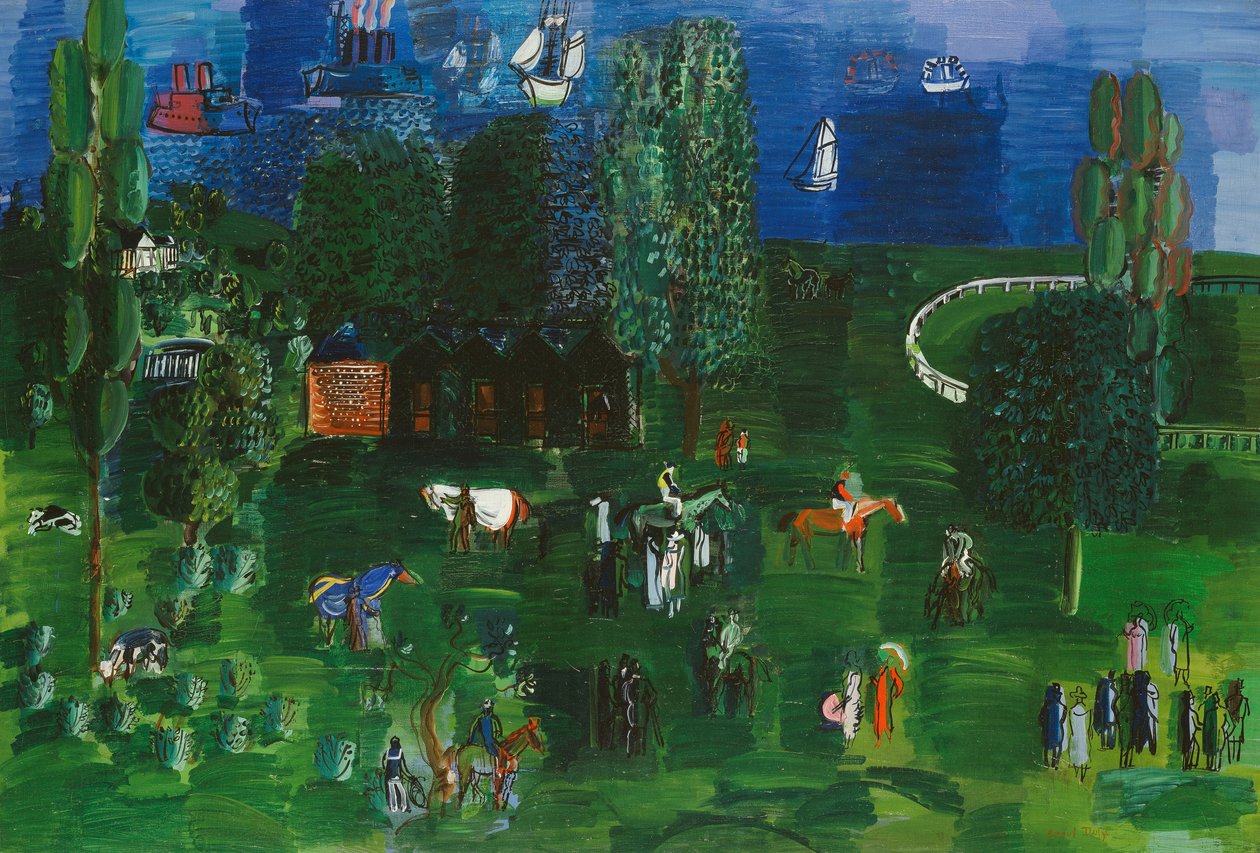 The Paddock by Raoul Dufy