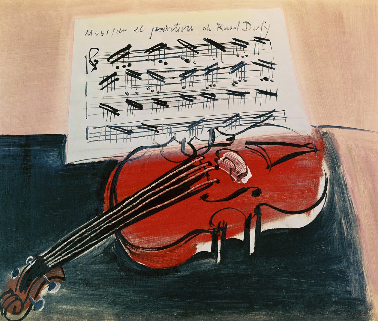 The Red Violin by Raoul Dufy