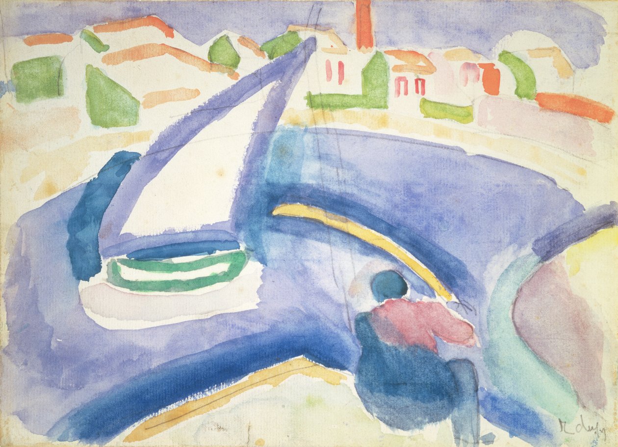The Sailing Boat by Raoul Dufy