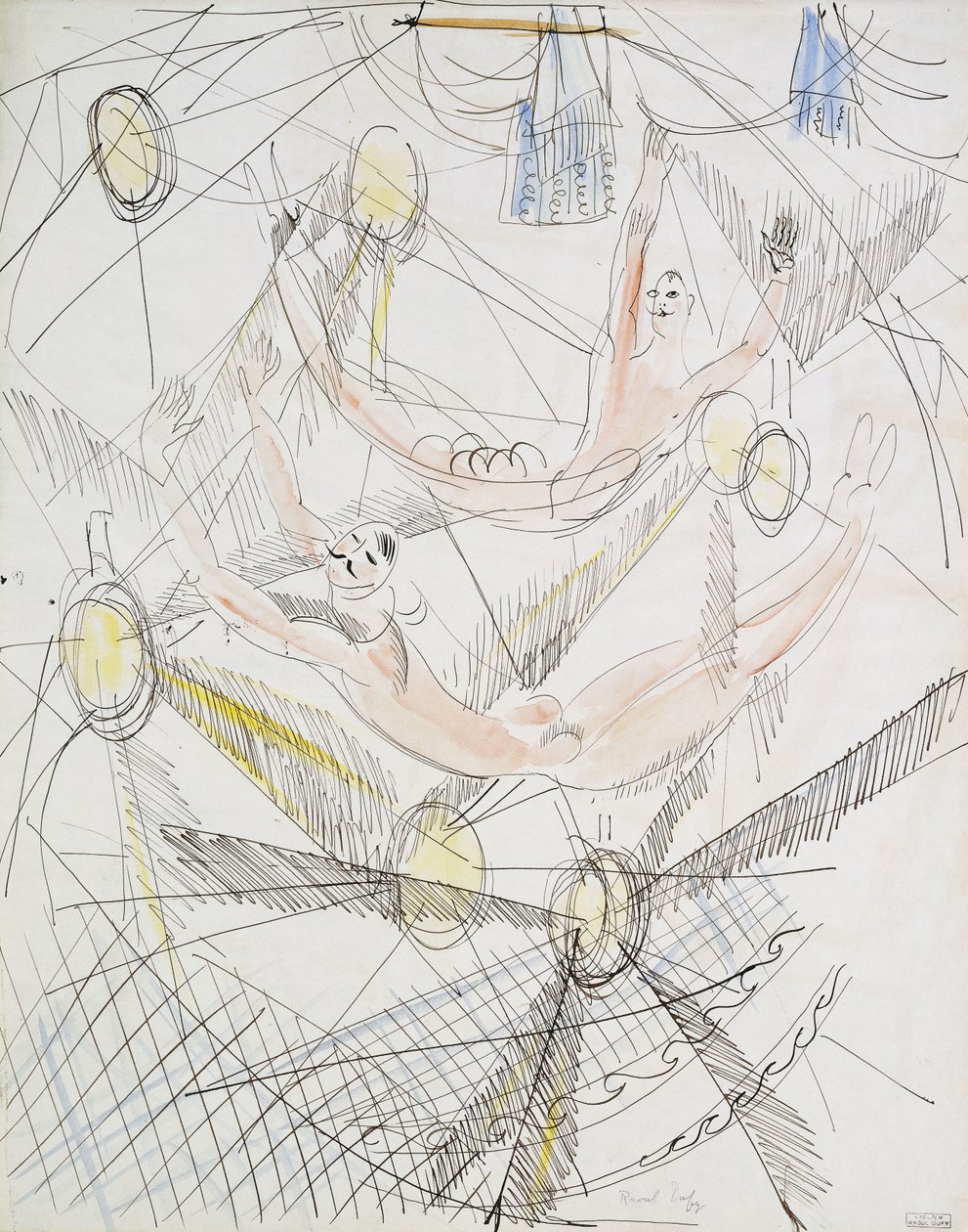 The Trapeze by Raoul Dufy