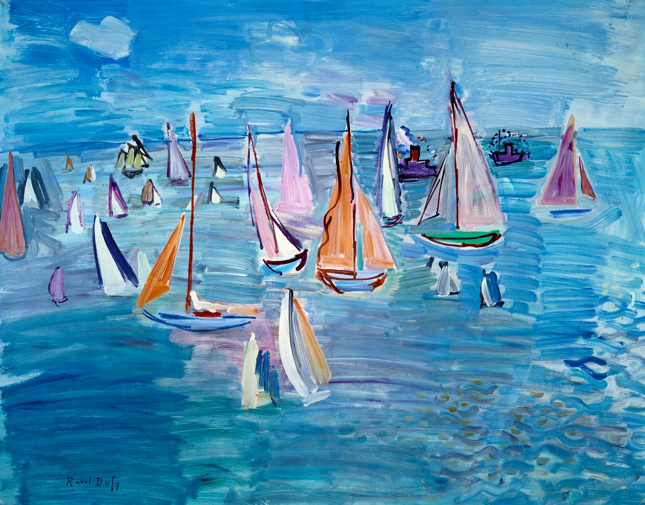 The Regattas by Raoul Dufy