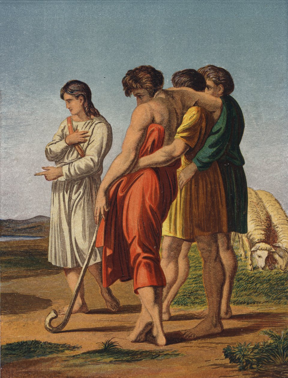 Joseph Relating His Dreams to His Brethren by after Raphael