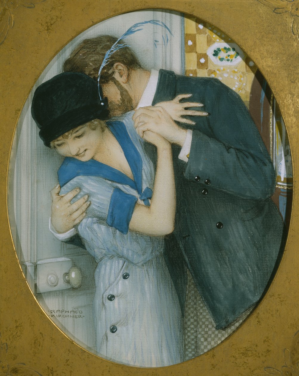 The Embrace by Raphael Kirchner