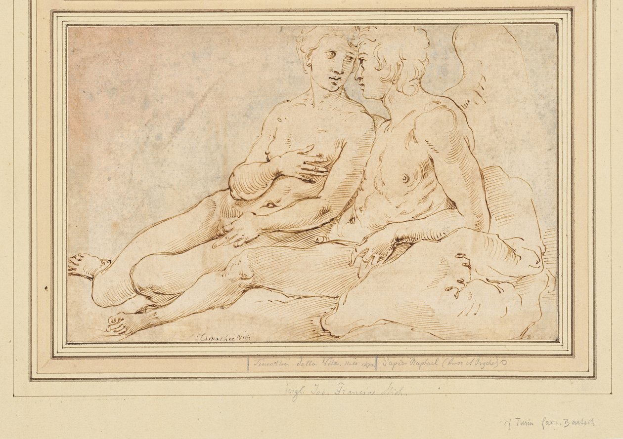 Cupid and Psyche, c. 1540 by Raphael