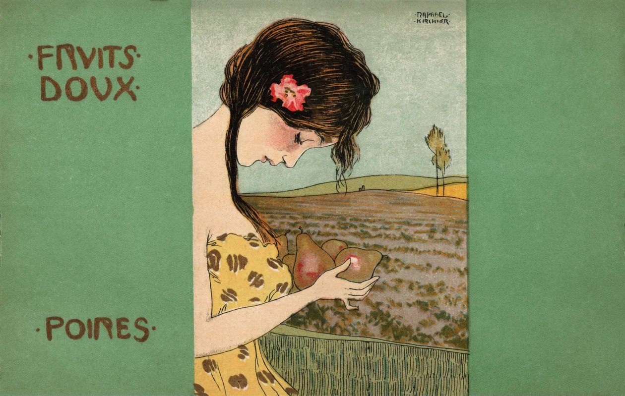 Pears, c.1900 by Raphael Kirchner