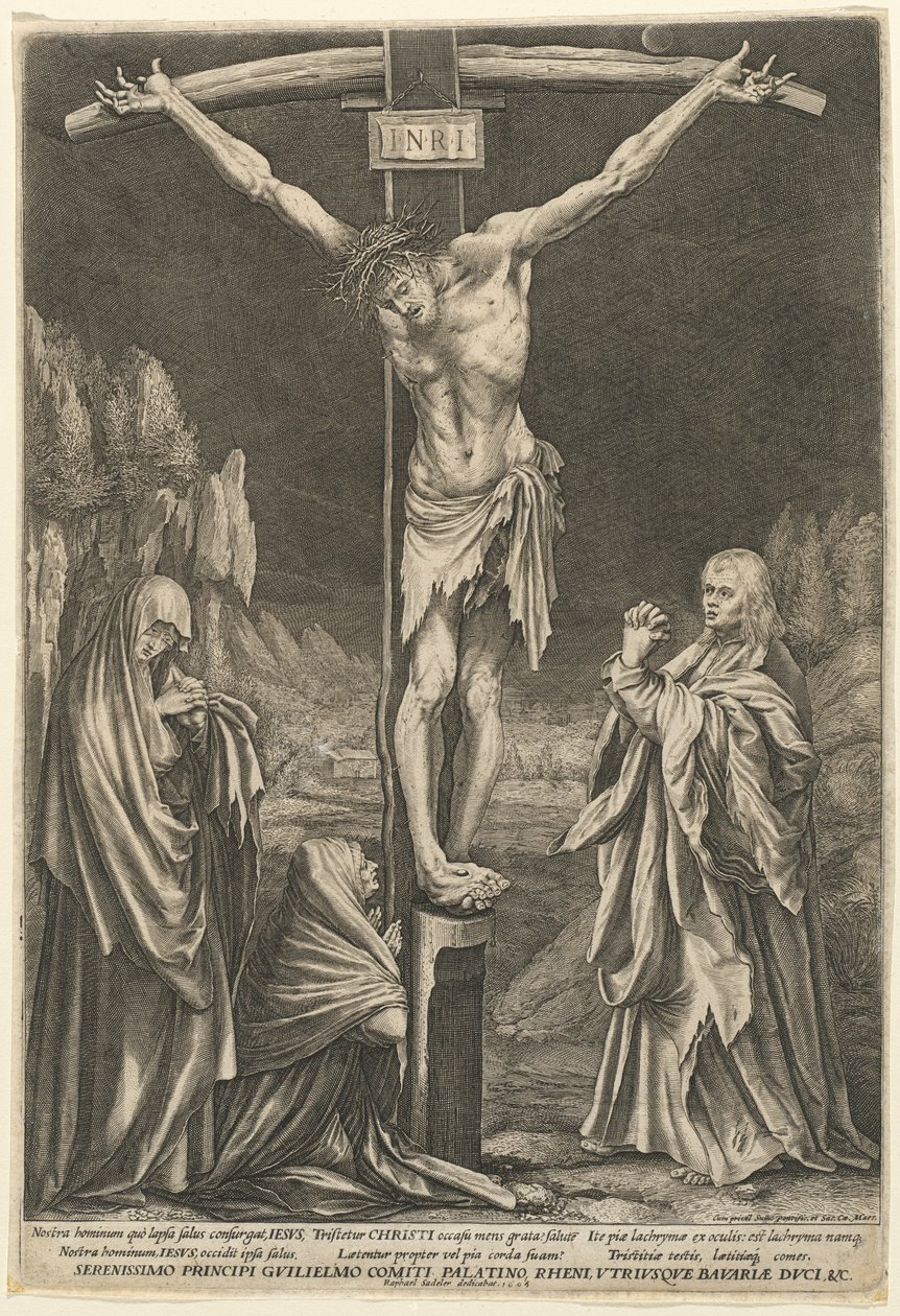 The Small Crucifixion by Raphael Sadeler