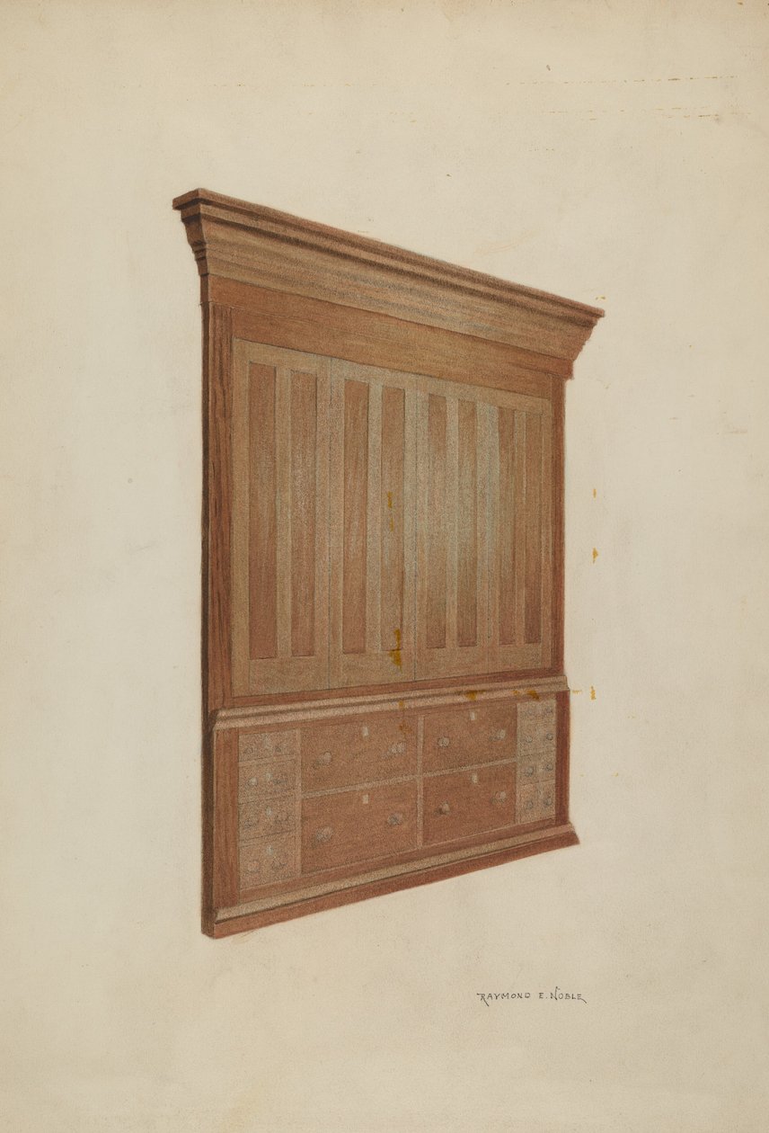 Cabinet by Raymond E. Noble