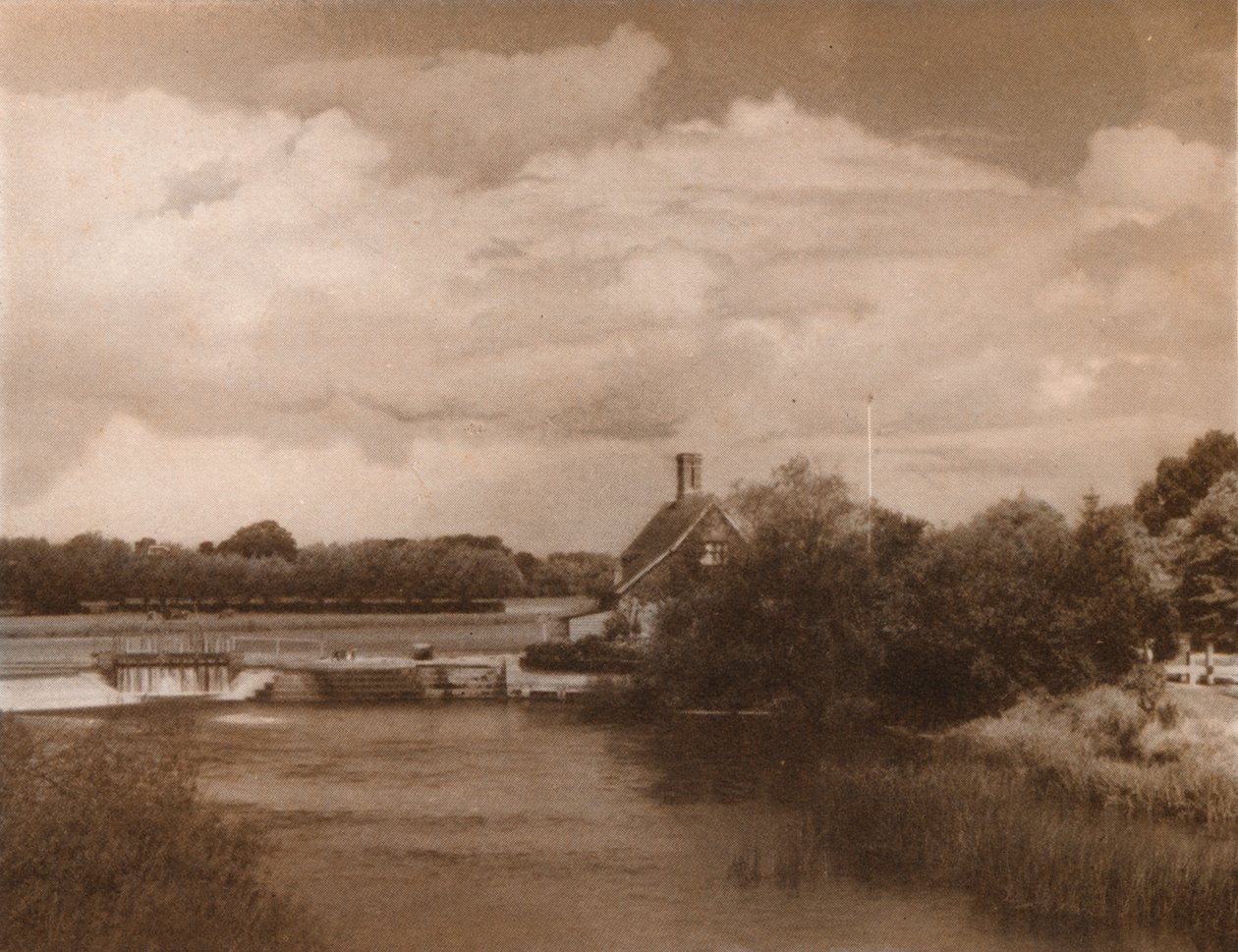 Goring Lock, c1927 by Reginald Belfield