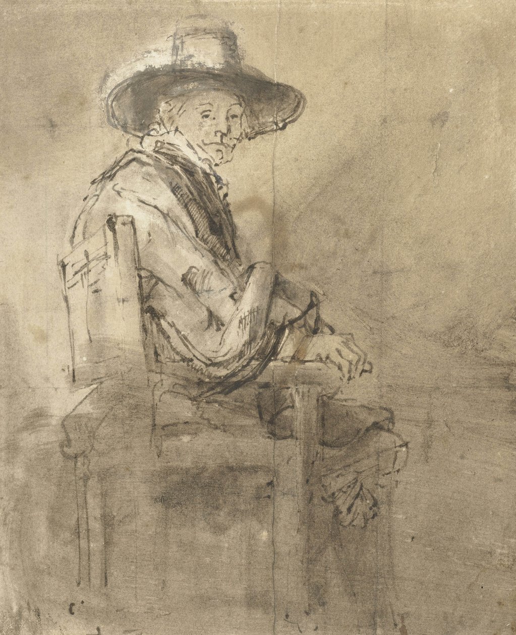 Seated Syndic: Jacob van Loon by Rembrandt van Rijn