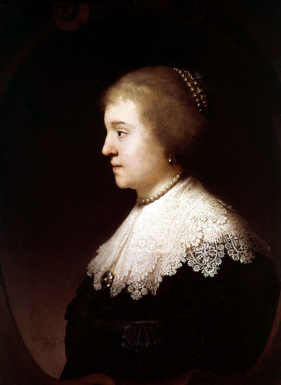 Amalia von Solms by Rembrandt van Rijn