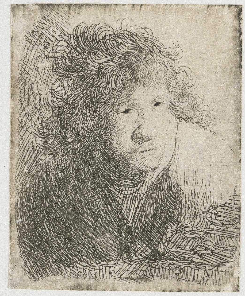 Self-portrait by Rembrandt van Rijn
