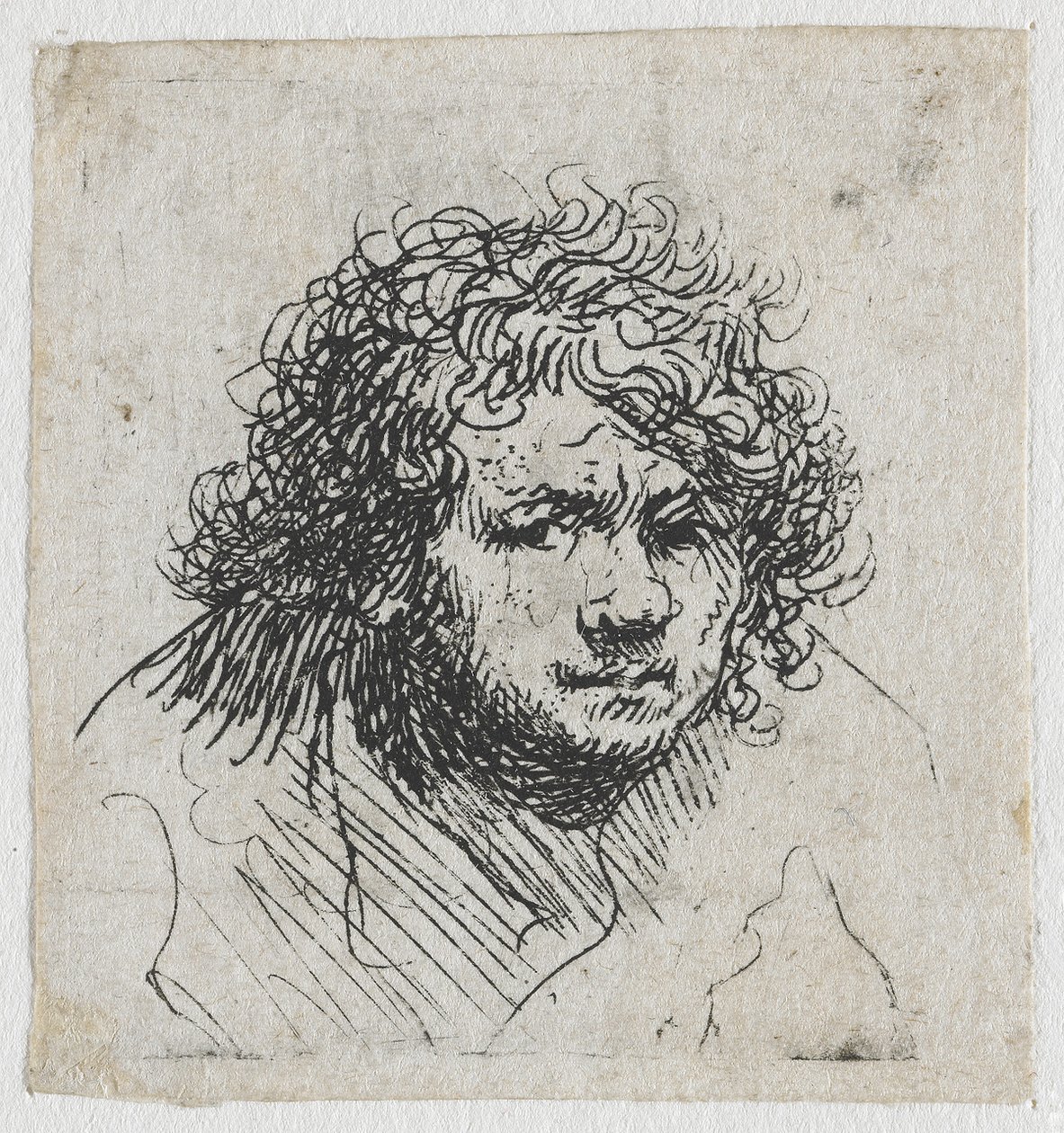 Self-portrait by Rembrandt van Rijn