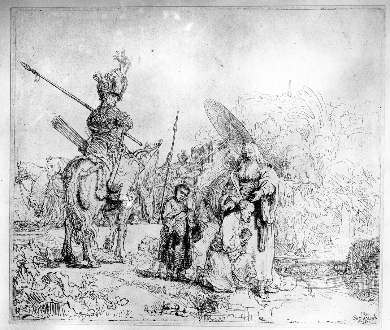 The Baptism of the Eunuch, 1641 by Rembrandt van Rijn