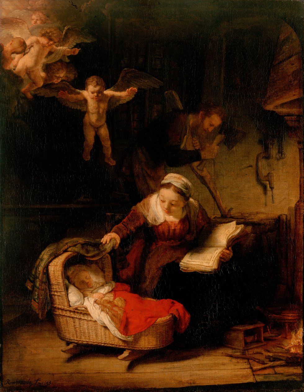 The Holy Family by Rembrandt van Rijn