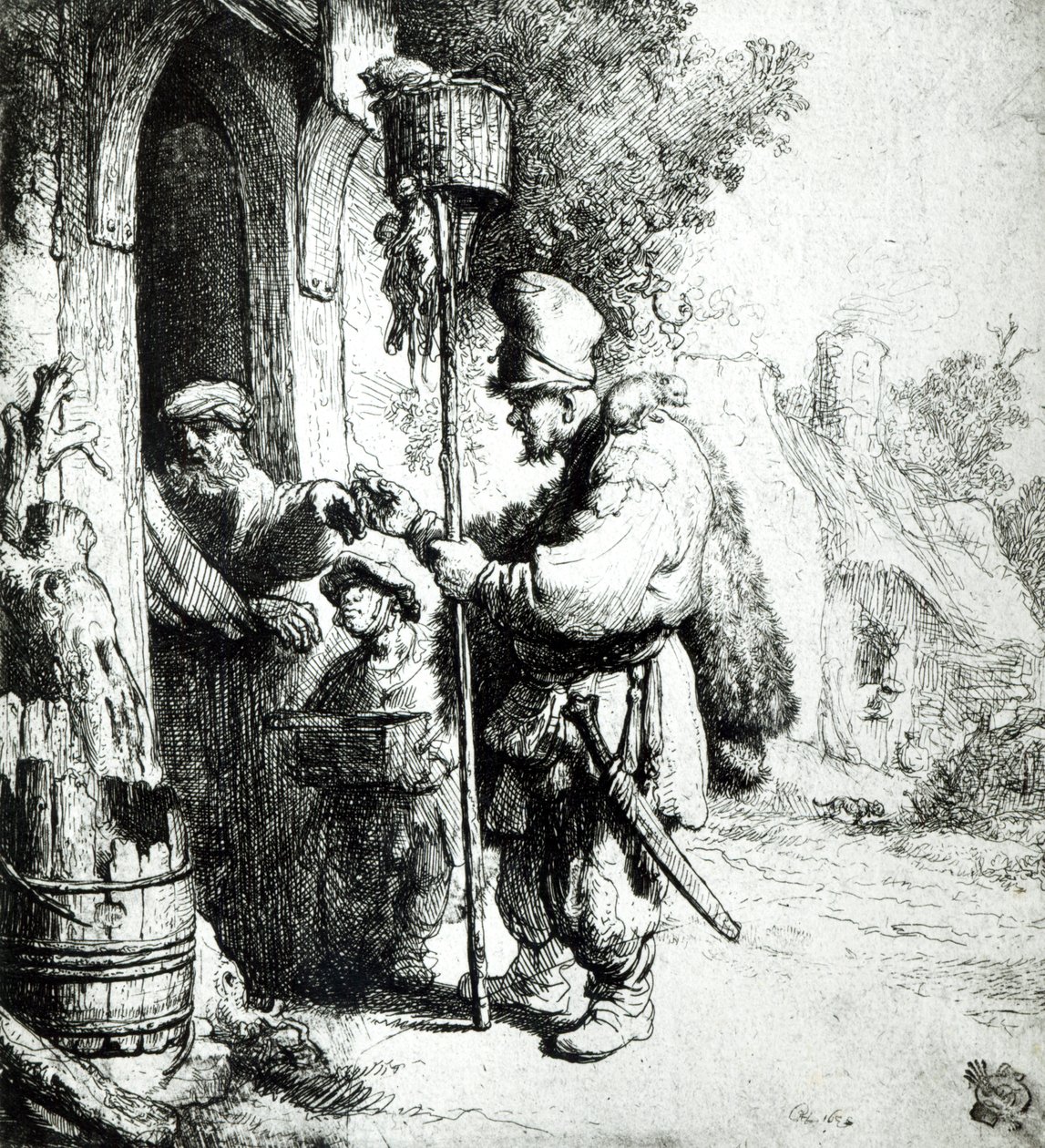 The Ratcatcher by Rembrandt van Rijn